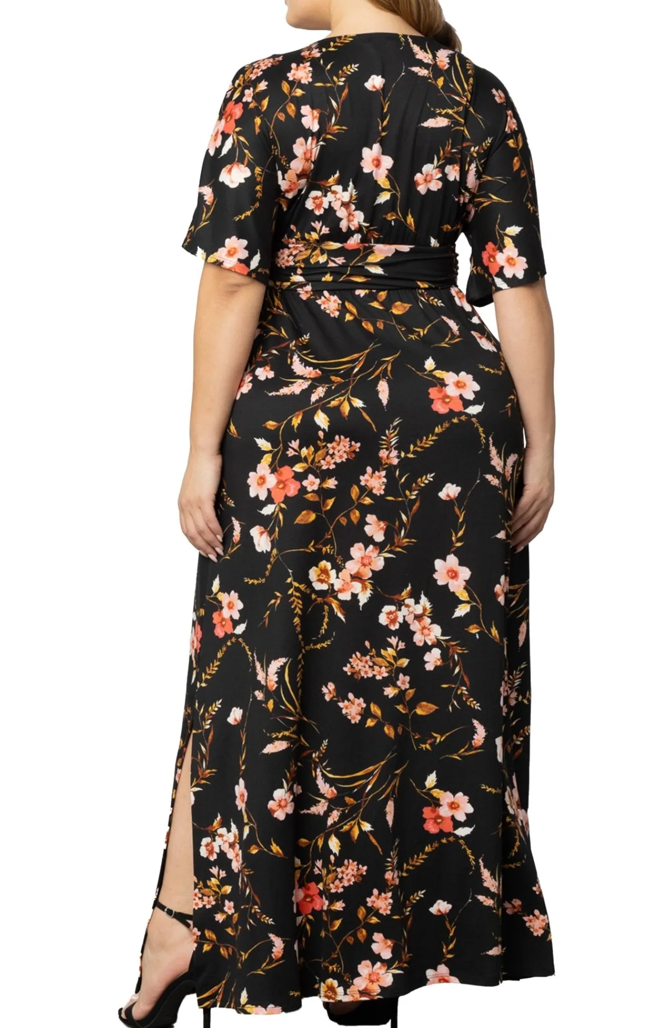 Vienna Maxi Floral Dress - Plus