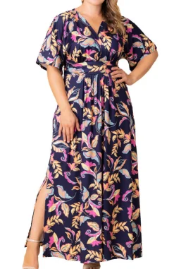Vienna Maxi Floral Dress - Plus