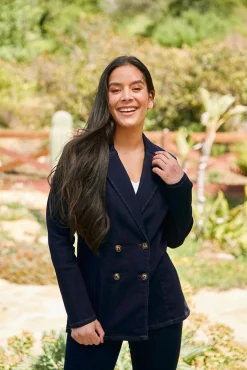 Westport Double Breasted Denim Blazer