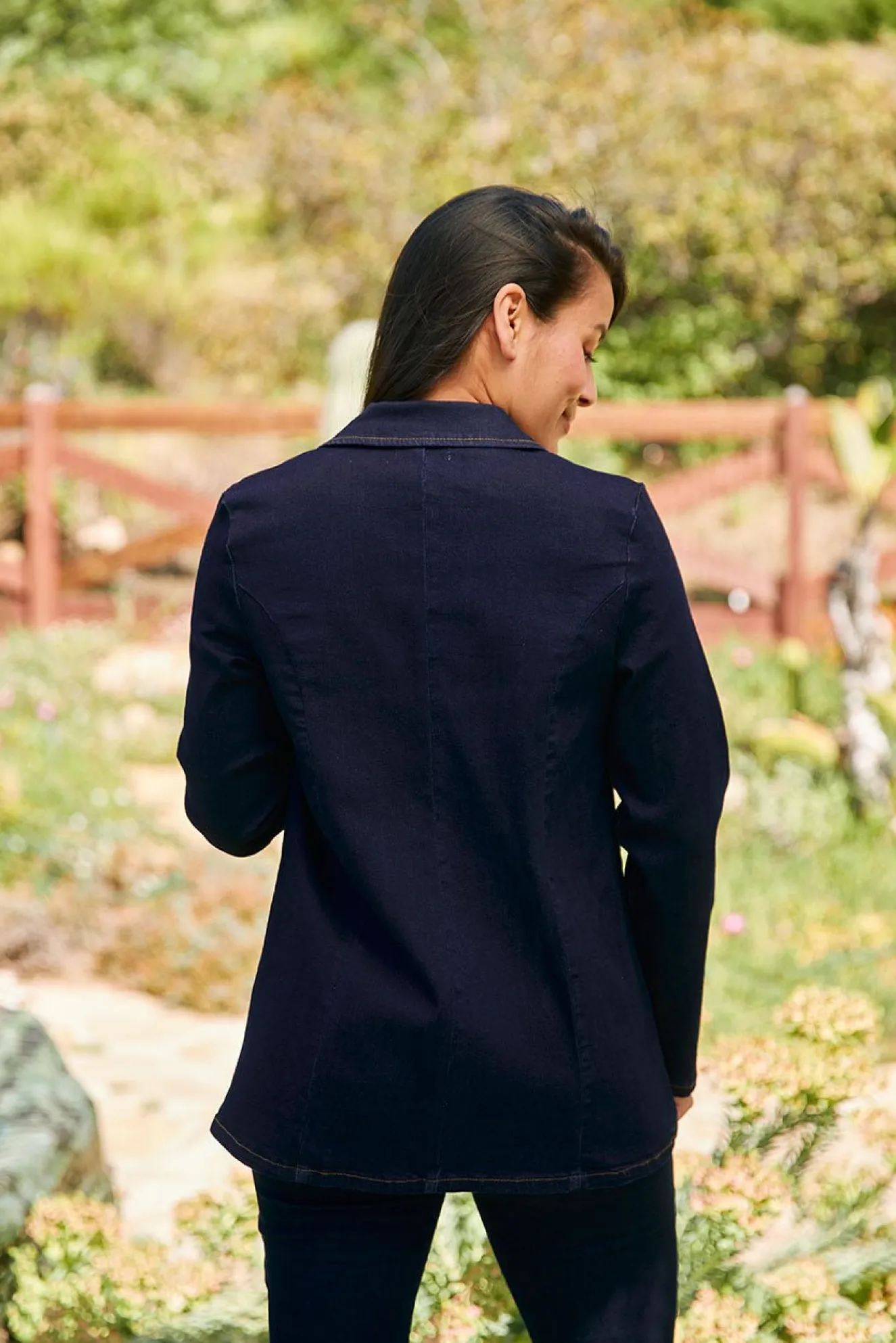 Westport Double Breasted Denim Blazer