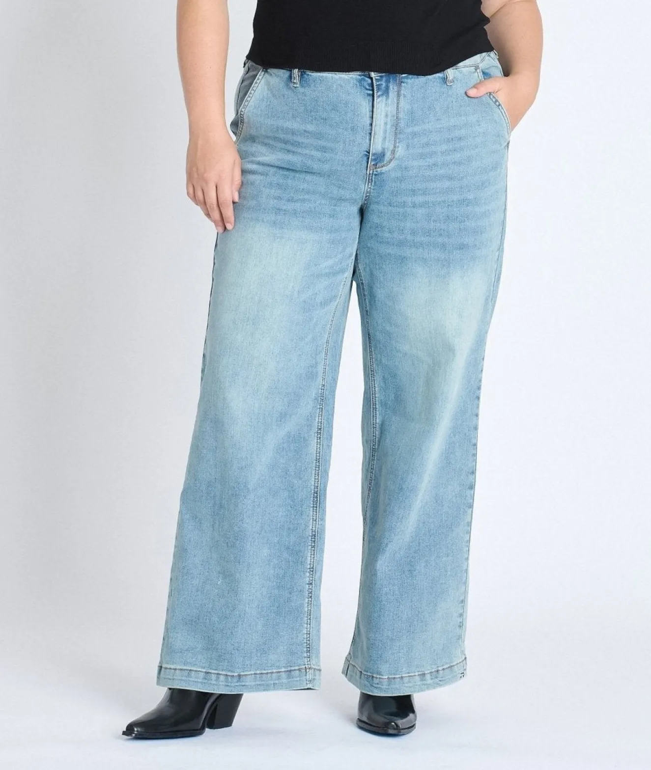 Westport Gemma Wide Leg Trouser - Plus