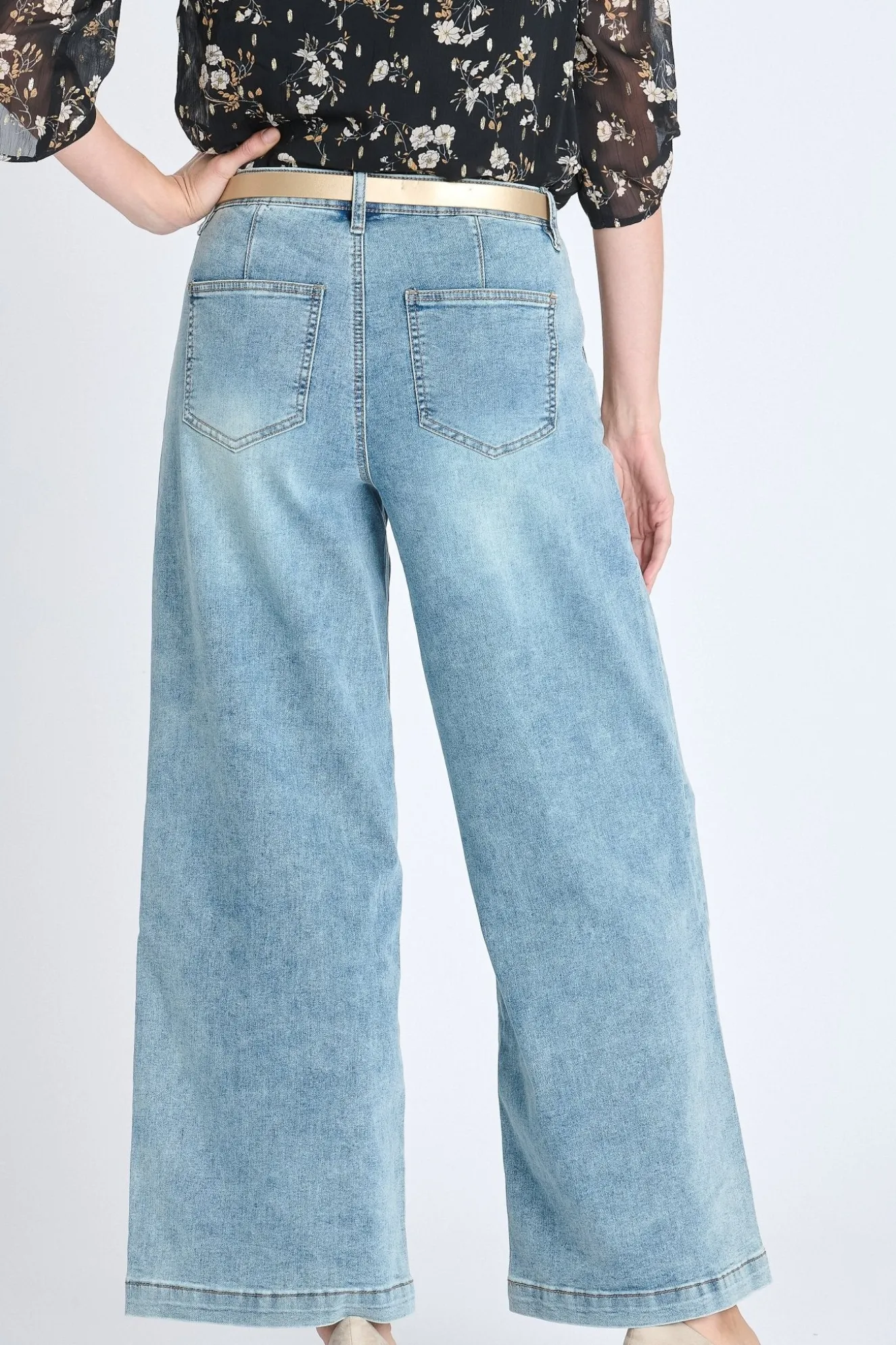 Westport Gemma Wide Leg Trouser - Plus