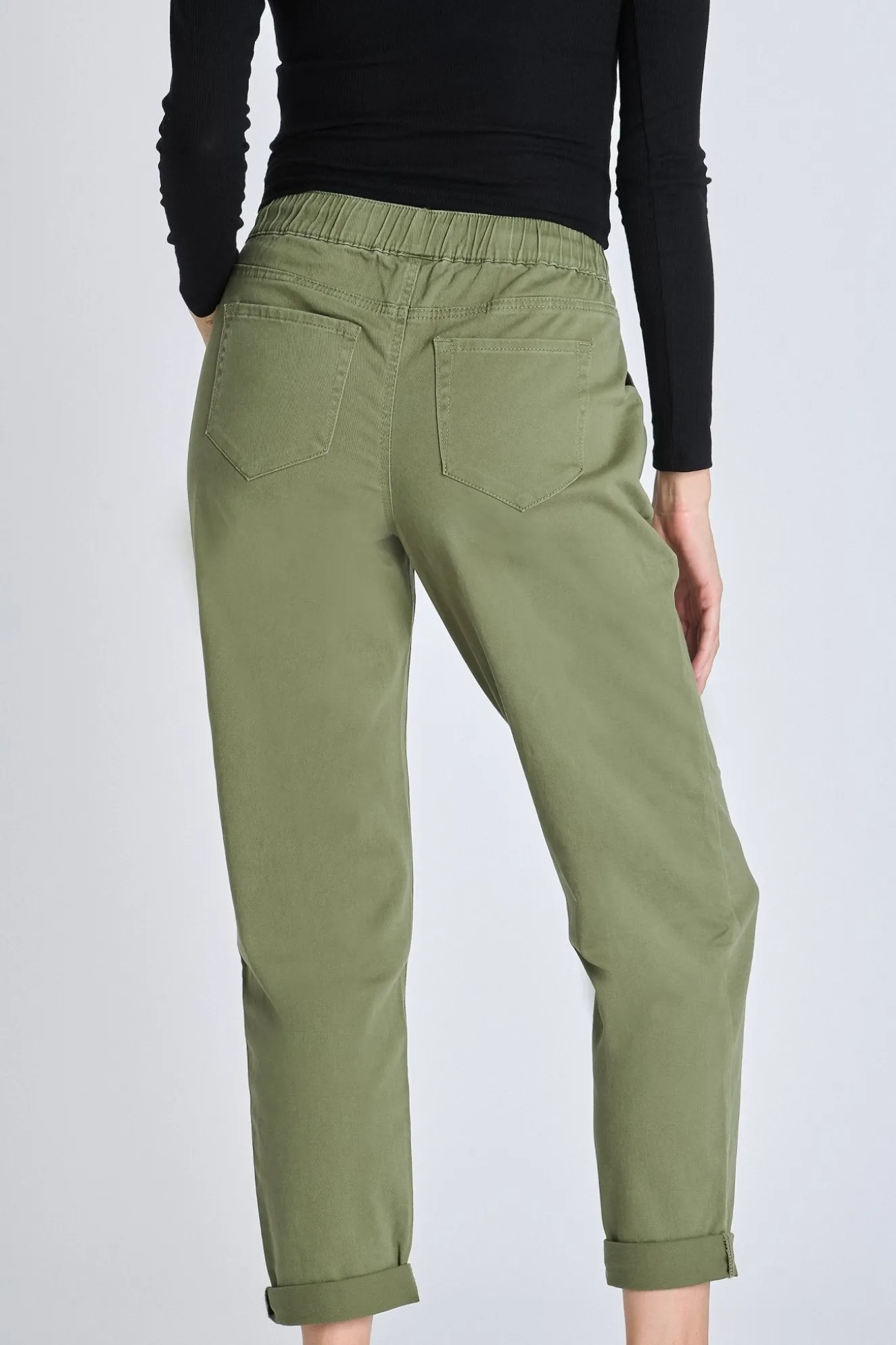Westport Olive Weekender Twill Jogger - Plus