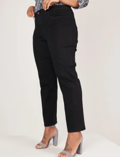 Westport Signature Black Straight Leg Jeans - Plus
