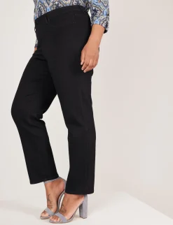 Westport Signature Black Straight Leg Jeans - Plus