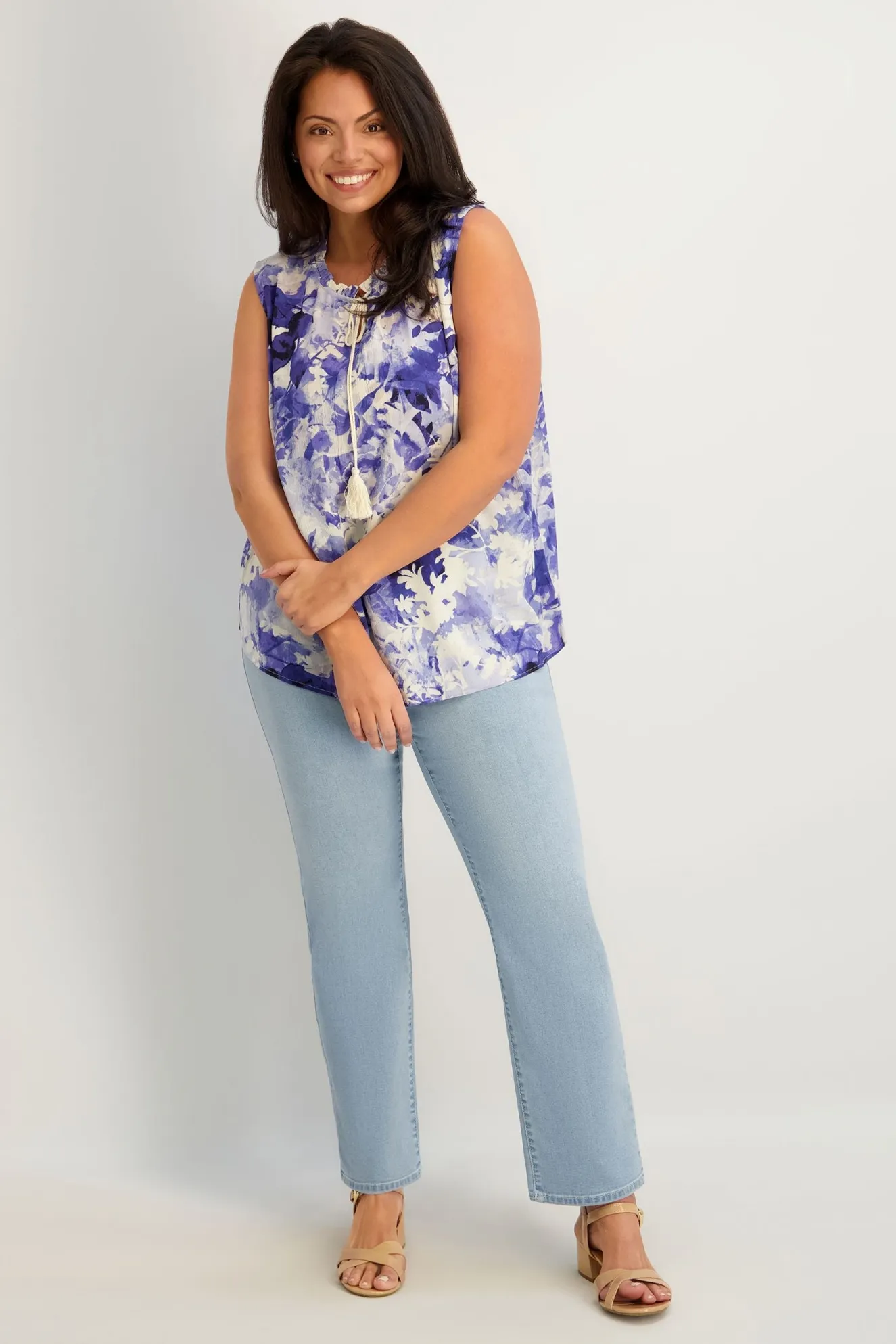 Westport Signature Straight Leg in Light Wash - Plus