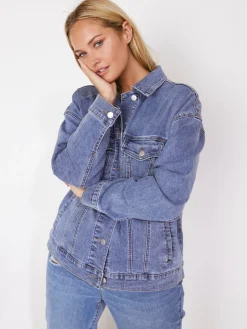 Westport Trucker Denim Jacket - Plus