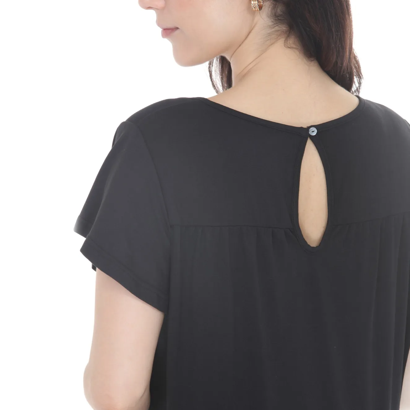 Women's Flutter Sleeve Ruffle Tiered Dress