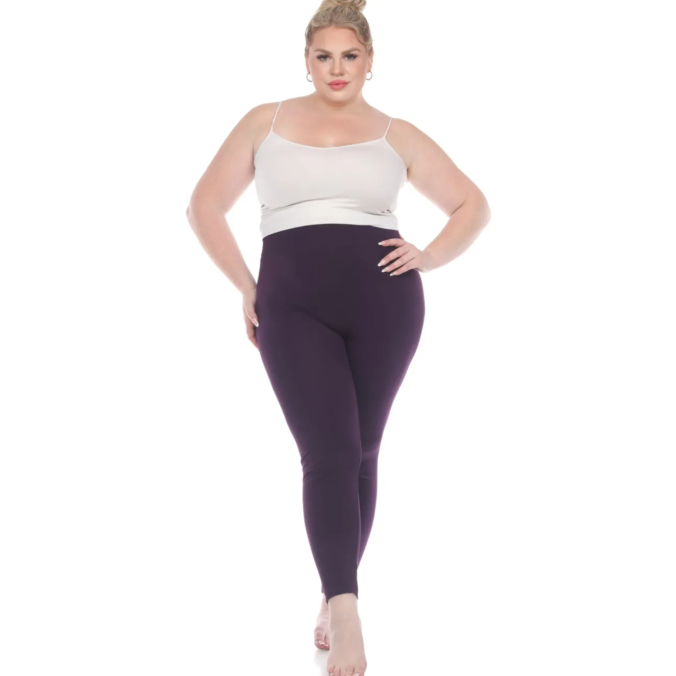 Women's Super-Stretch Solid Leggings - Plus