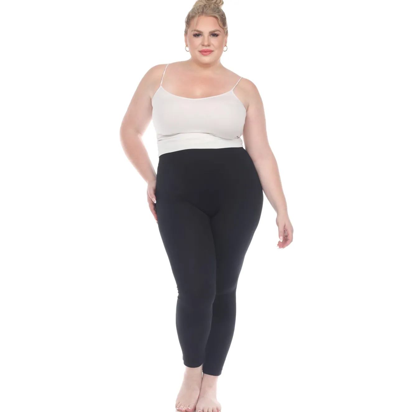 Women's Super-Stretch Solid Leggings - Plus