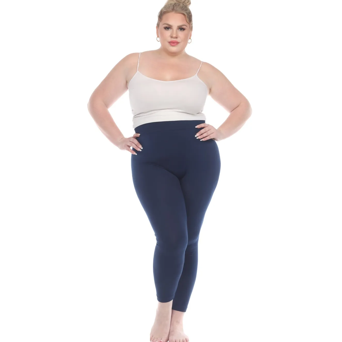 Women's Super-Stretch Solid Leggings - Plus