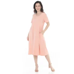 Women's Tee Swing Midi Dress
