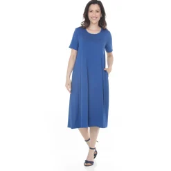 Women's Tee Swing Midi Dress