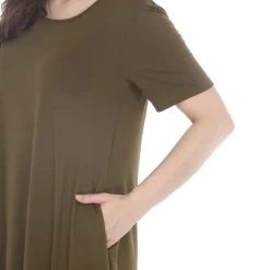 Women's Tee Swing Midi Dress