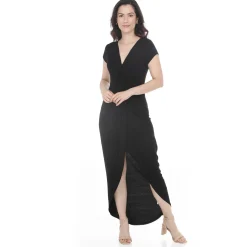 Women's Twist Front High Low Skirt Maxi Dress