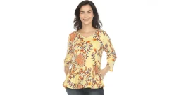Women's Vibrant Boho Swing Top