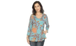 Women's Vibrant Boho Swing Top