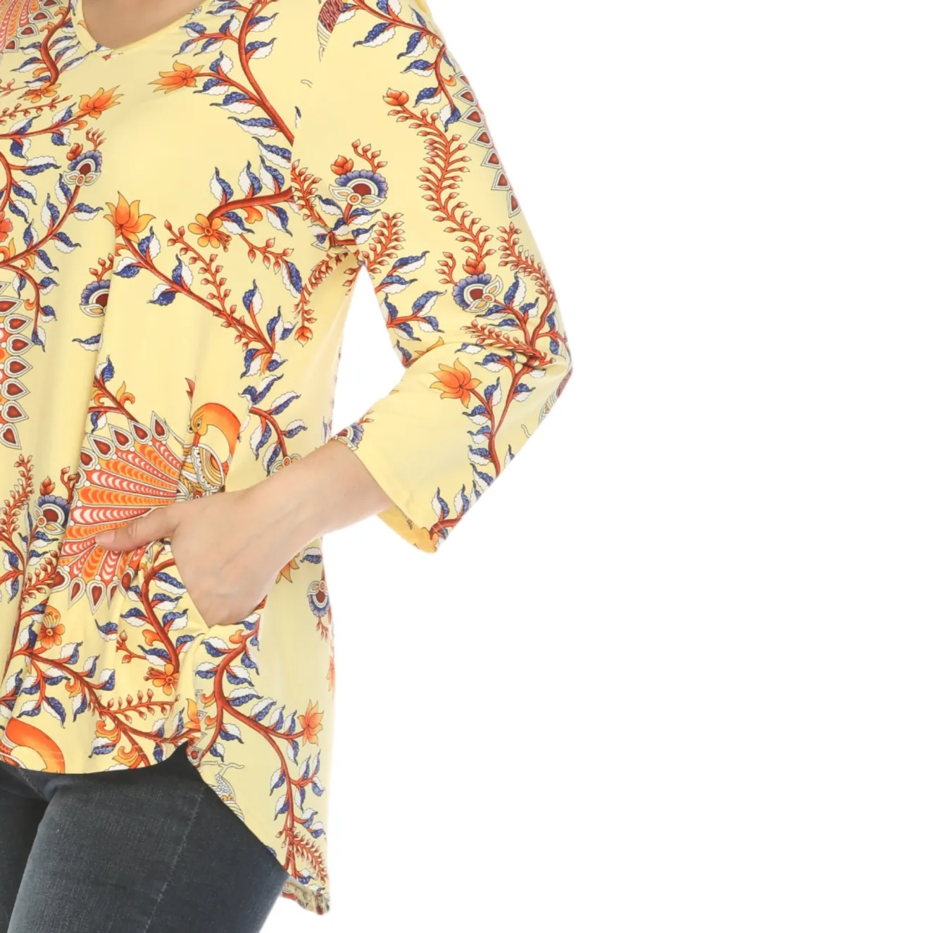 Women's Vibrant Boho Swing Top