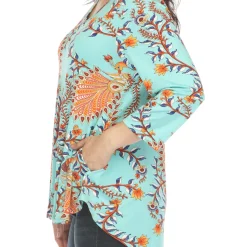 Women's Vibrant Boho Swing Top
