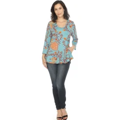 Women's Vibrant Boho Swing Top