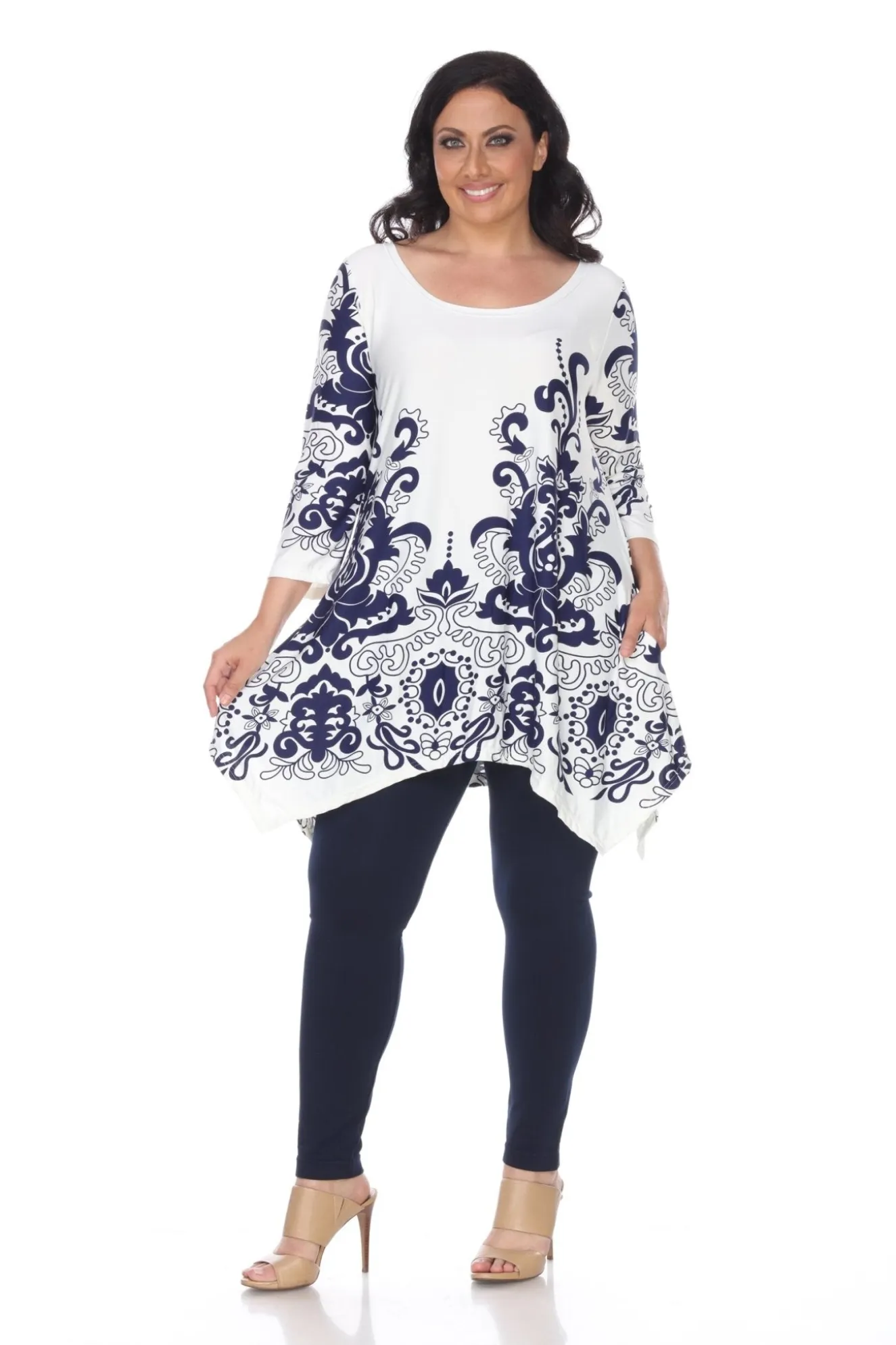 Yanette Tunic Top - Plus