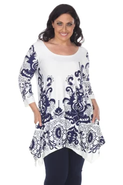 Yanette Tunic Top - Plus